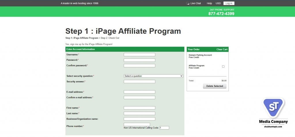 I page affiliate program