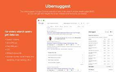 Ubersuggest’s Chrome extension