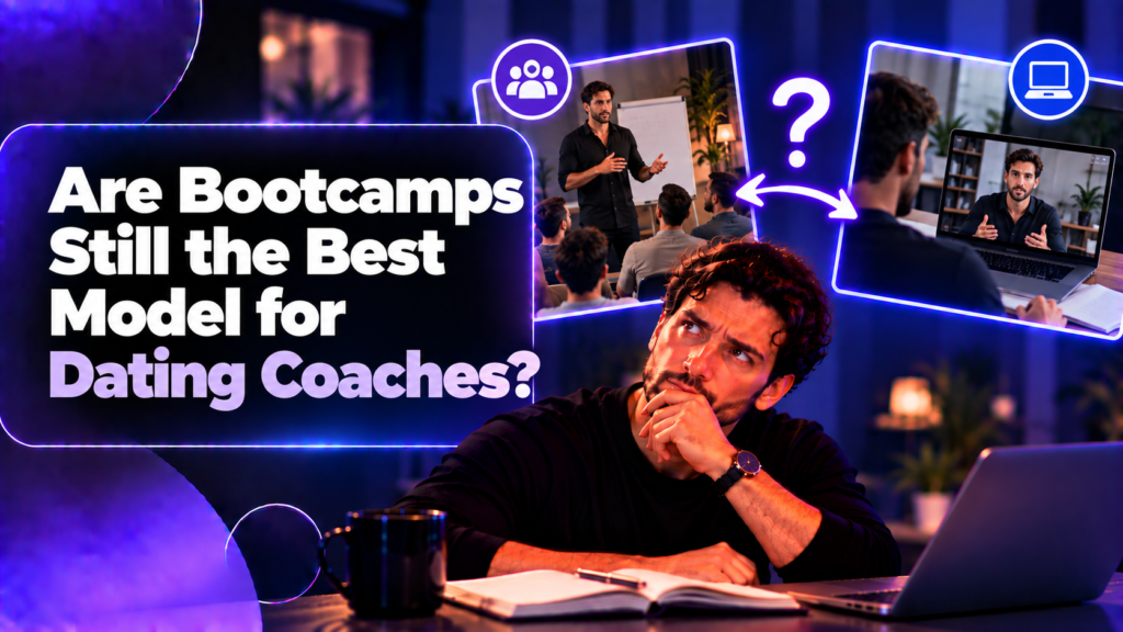 Are Bootcamps Still the Best Model for Dating Coaches?