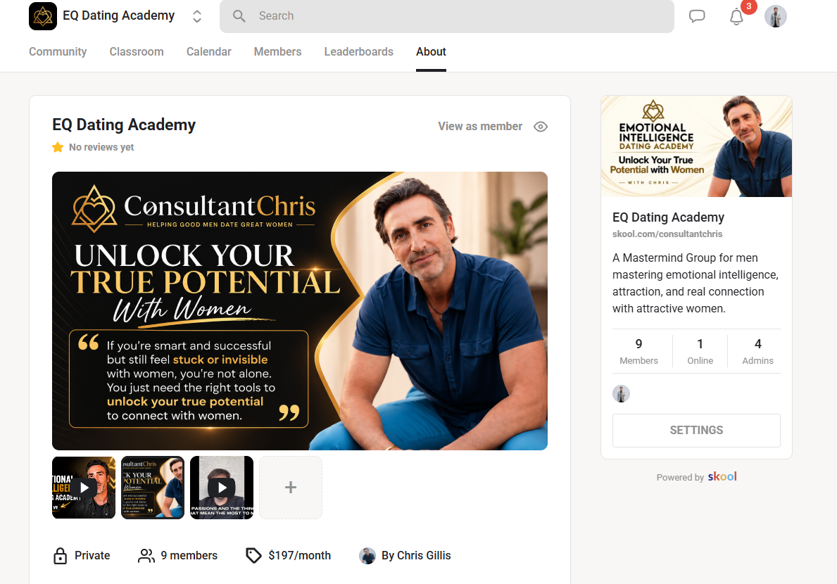 Consultant Chris Skool community