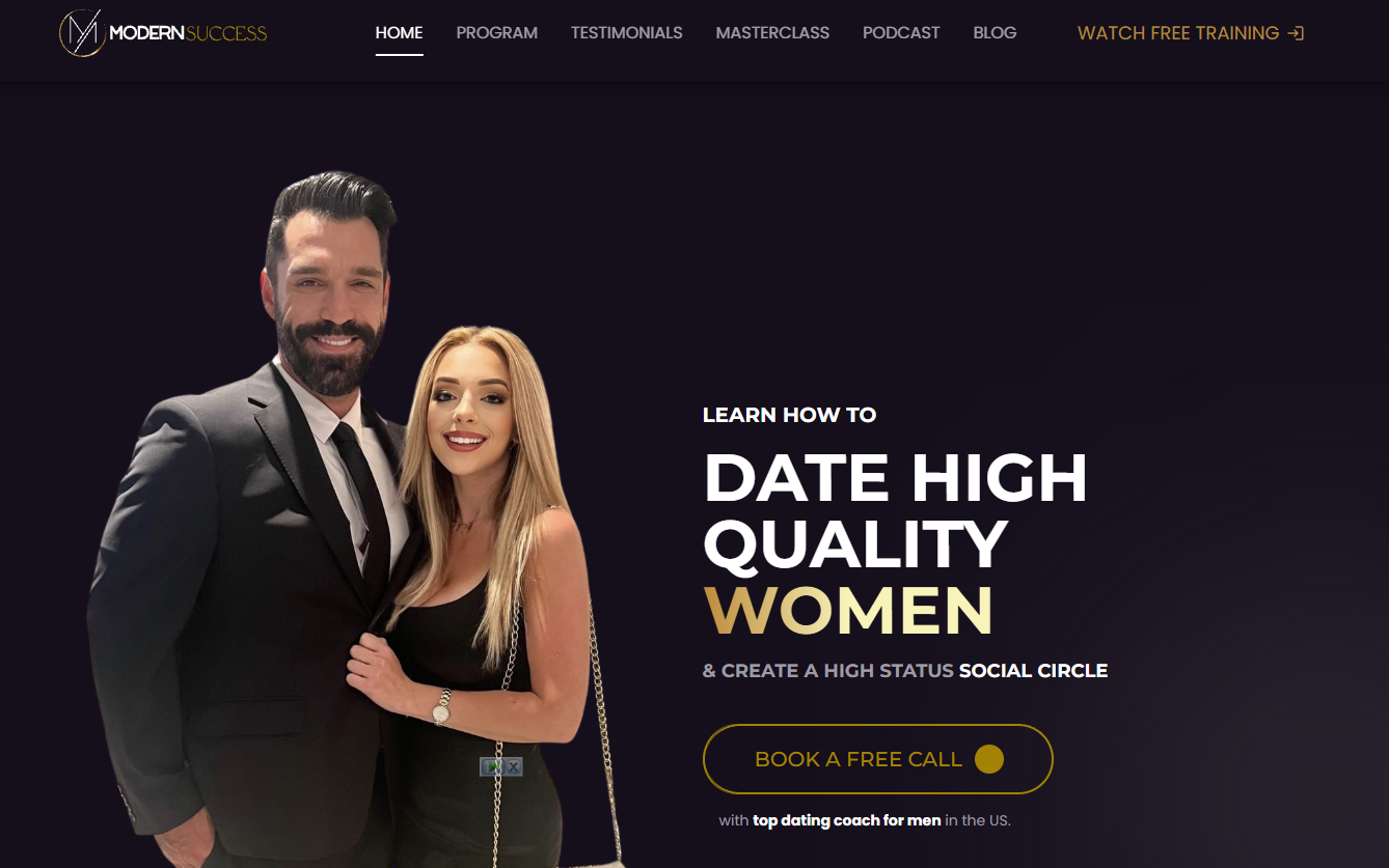 Modern Success website