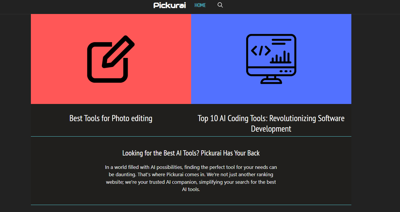 Pickurai website