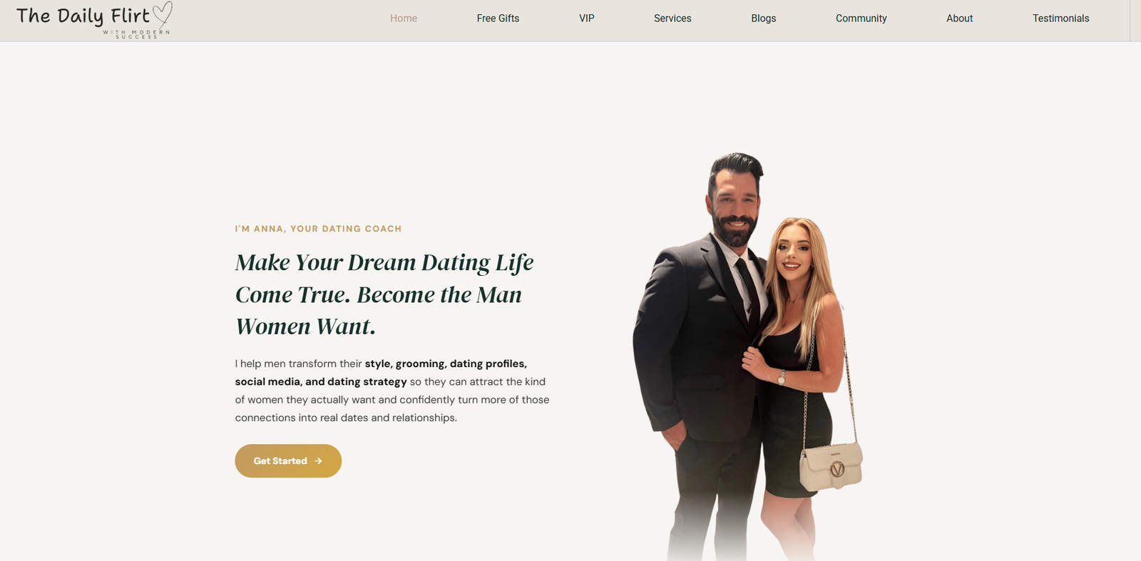 The Daily Flirt website
