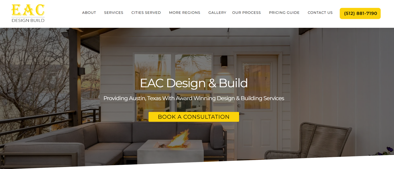 EAC Design Build website